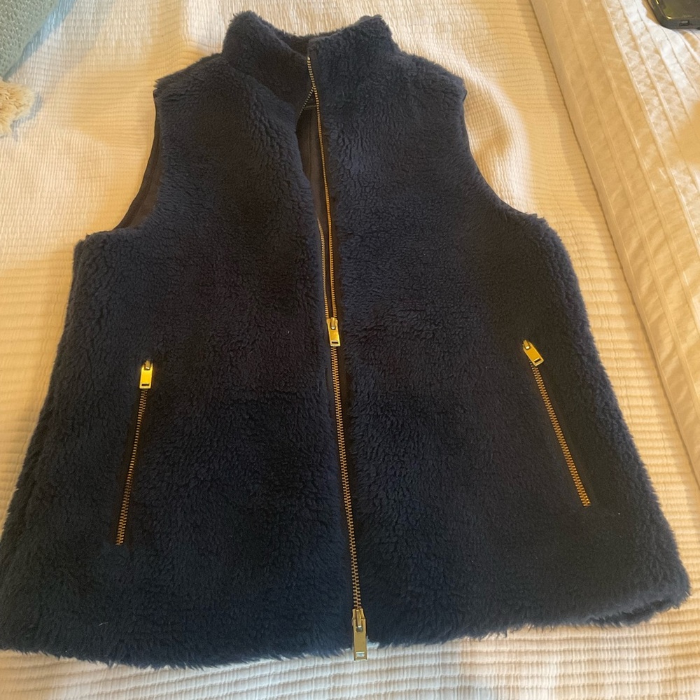 J Crew blue vest